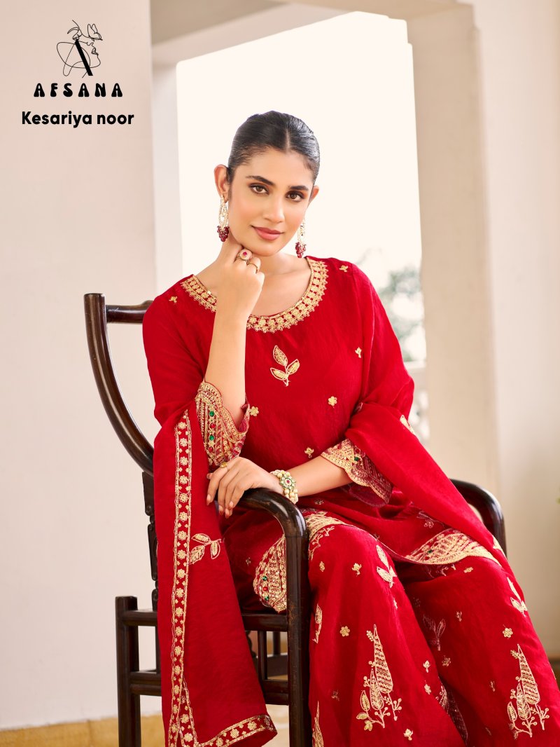 Fandy Crush By Afsana Silk Fancy Readymade Suits 